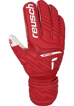 Rückansicht von Reusch Reusch Attrakt Silver Junior Handschuhe red / white
