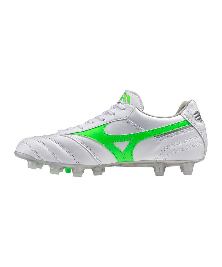 Mizuno Mizuno Morelia II Pro Frontier FG Wei&szlig; Fu&szlig;ballschuhe - weissgruensilber - 0 | SportScheck