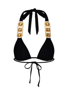 Moda Minx Boujee Bikini Oberteil Damen Black