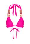Moda Minx Boujee Bikini Oberteil Damen - Hot Pink