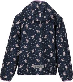 Rückansicht von ZigZag Stereo Softshelljacke Kinder 4237 Lupine