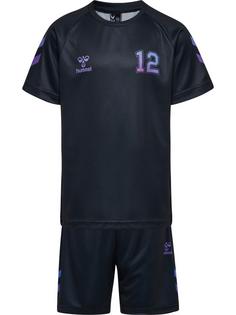 hummel Trainingsanzug Kinder BLACK/CAYENNE