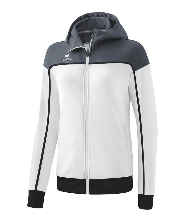 Erima Erima Change by Kapuzenjacke Damen Trainingsjacke Damen - weissgrau - 0 | SportScheck