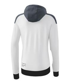 Rückansicht von Erima Change by Kapuzenjacke Damen Trainingsjacke Damen weissgrau