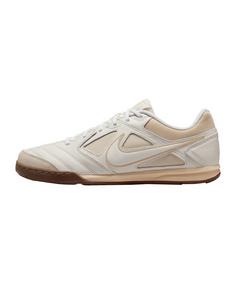 Rückansicht von Nike Gato IN Beige Fußballschuhe Herren beigegruenweiss