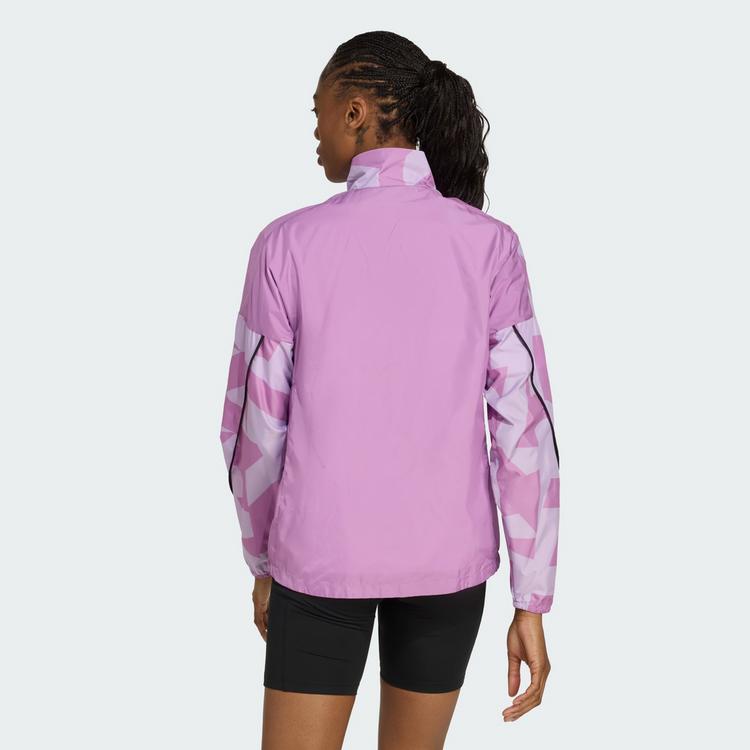 adidas adidas Terrex Multi Printed Windjacke Laufjacke Damen - Preloved Purple / Powder Plum - 1 | SportScheck