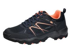 LICO Walkingschuh Wanderschuhe Damen marine/lachs