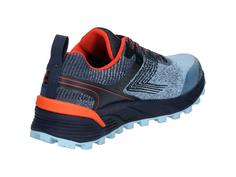 Rückansicht von Brütting Outdoorschuh Wanderschuhe Herren blau/marine/orange