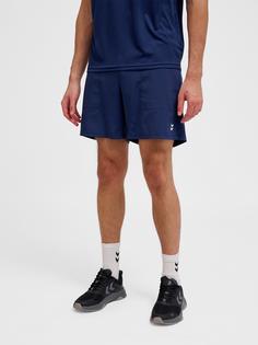 Rückansicht von hummel Funktionsshorts DRESS BLUES