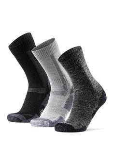 DANISH ENDURANCE Hiking Classic Wandersocken black/light grey/dark grey