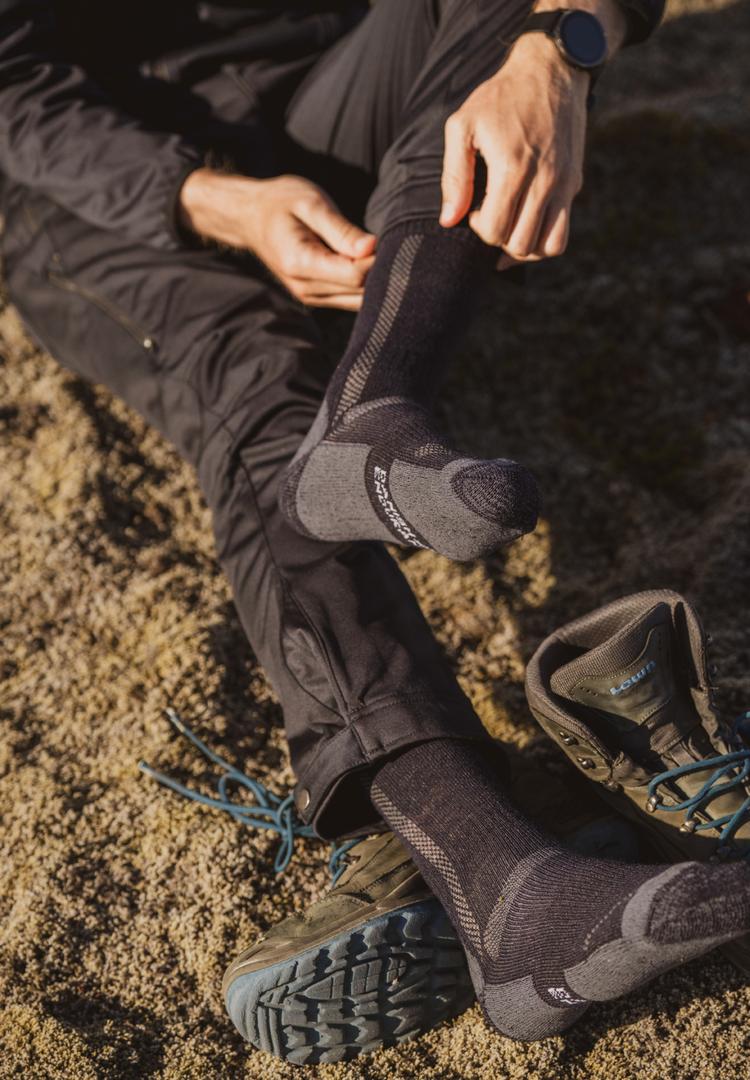 DANISH ENDURANCE DANISH ENDURANCE Hiking Classic Socken - black/light grey/dark grey - 0 | SportScheck