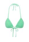 Moda Minx Scrunch Triangle Top Bikini Oberteil Damen - Mint