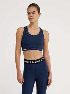 Rückansicht von hummel Funktionstop Damen DRESS BLUES