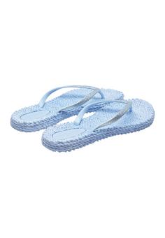 Rückansicht von Ilse Jacobsen CHEERFUL01 Zehentrenner Damen bluebell