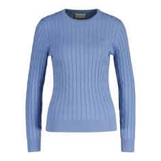 GANT Strickpullover Strickpullover Damen Hellblau