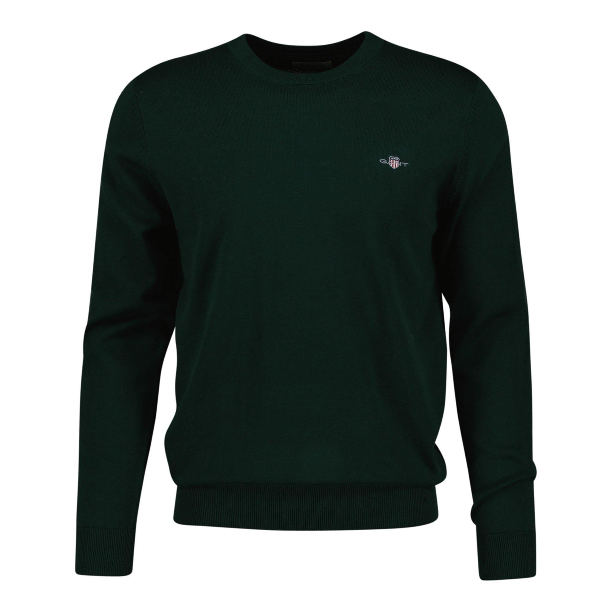 GANT Strickpullover Strickpullover Herren - Gr&uuml;n (Tartan Green)