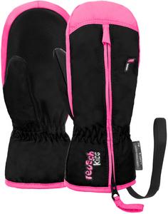 Reusch Ben Mitten Outdoorhandschuhe Kinder 7769 black/ knockout pink