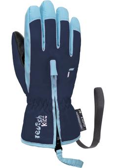 Rückansicht von Reusch Ben Skihandschuhe Kinder 4503 dress blue/bachelor butt