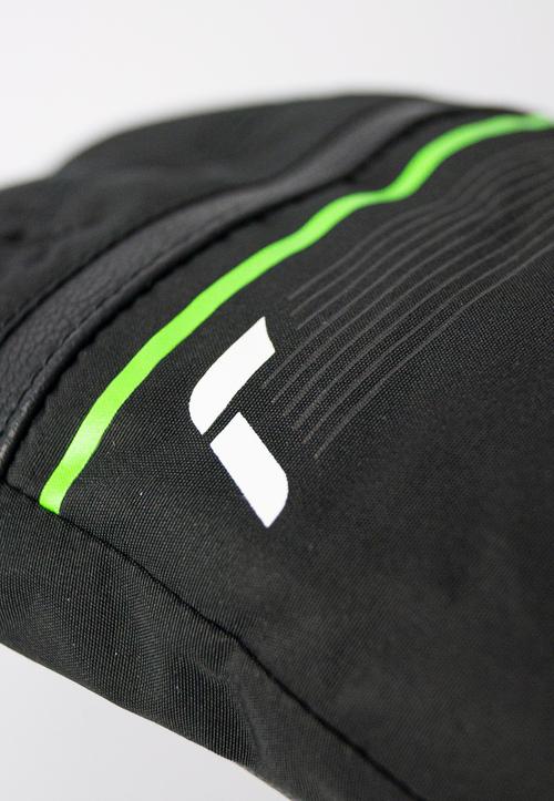 Rückansicht von Reusch Snow King Snowboardhandschuhe 7716 black / neon green
