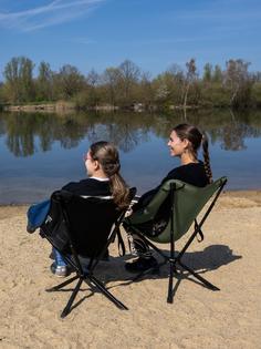 Rückansicht von normani Outdoor Sports Sarnia Campingstuhl Oliv