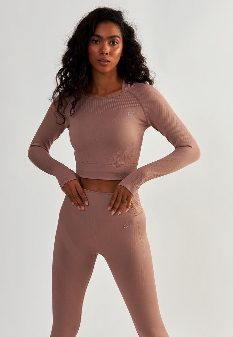 BeShaped BeShaped Femme Force Langarmshirt Damen - rose-gold - 0 | SportScheck