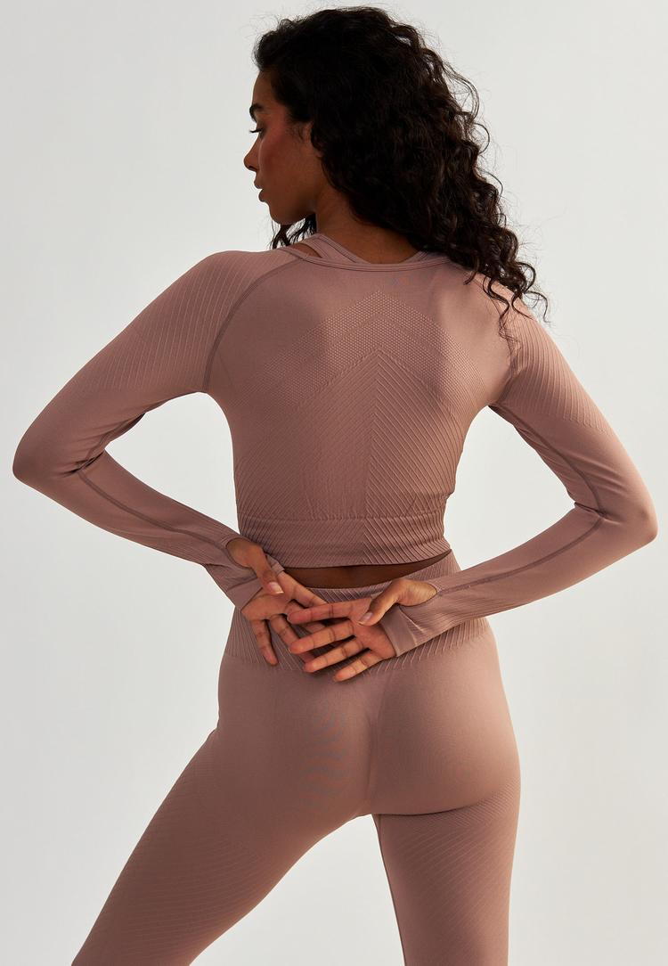 BeShaped BeShaped Femme Force Langarmshirt Damen - rose-gold - 2 | SportScheck