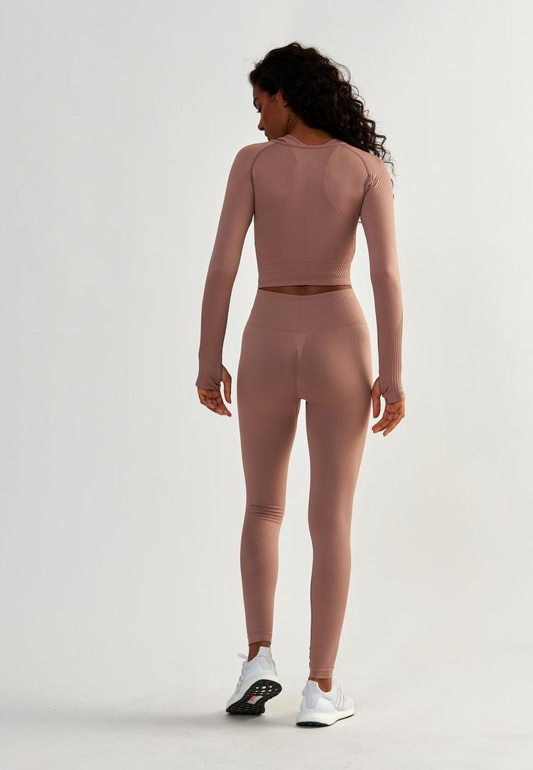 BeShaped BeShaped Femme Force Langarmshirt Damen - rose-gold - 3 | SportScheck