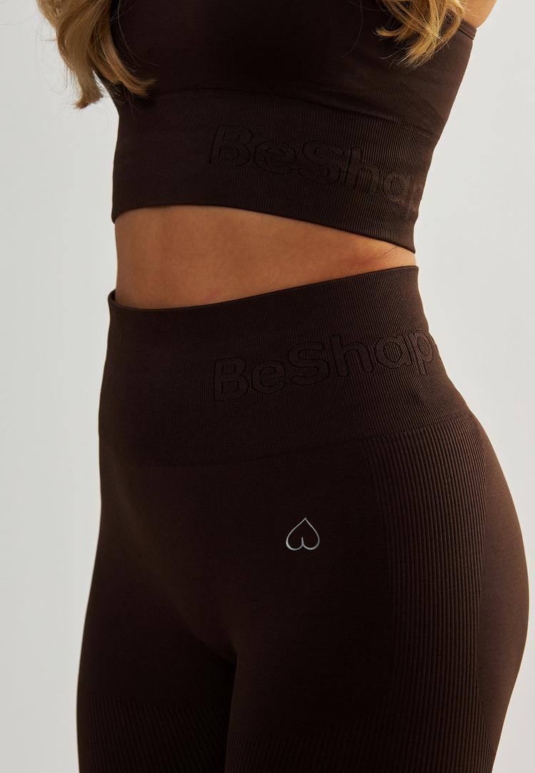 BeShaped BeShaped Lichaam Boost Tights Damen - Dark Brown - 2 | SportScheck