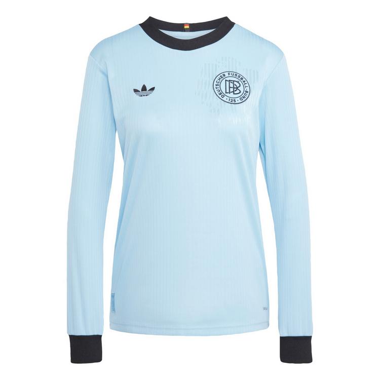 adidas adidas DFB Anniversary Long Sleeve Trikot Langarmshirt Damen - Clear Blue / Black - 0 | SportScheck