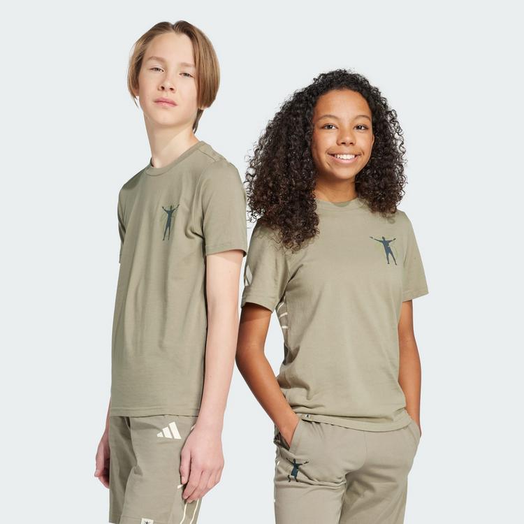 adidas adidas Jude Bellingham Culturewear Kids T-Shirt T-Shirt Kinder - Clay - 0 | SportScheck