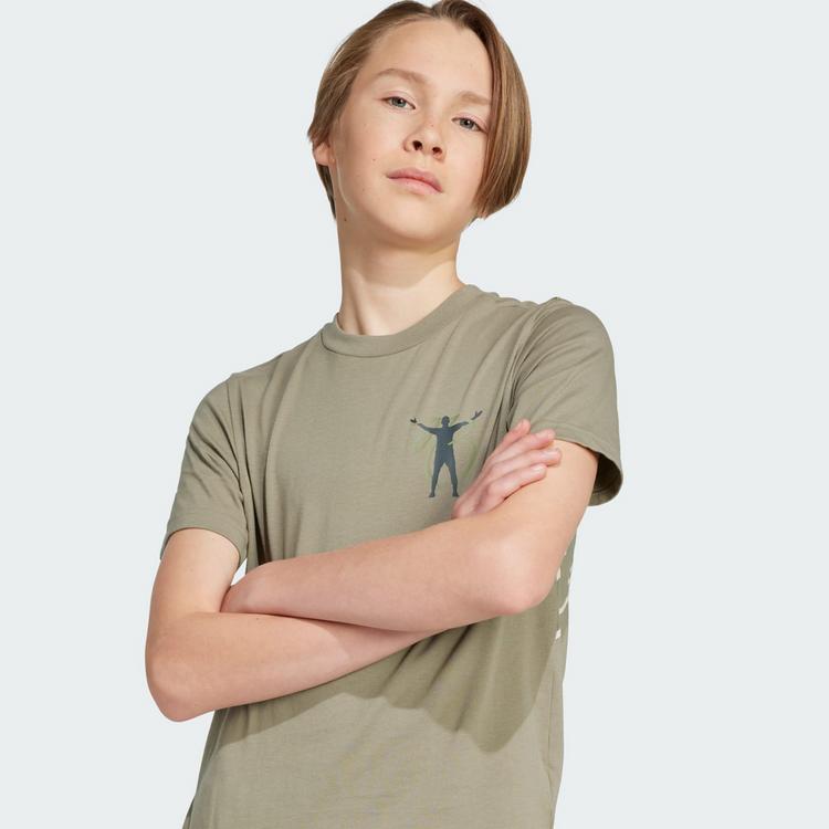 adidas adidas Jude Bellingham Culturewear Kids T-Shirt T-Shirt Kinder - Clay - 0 | SportScheck