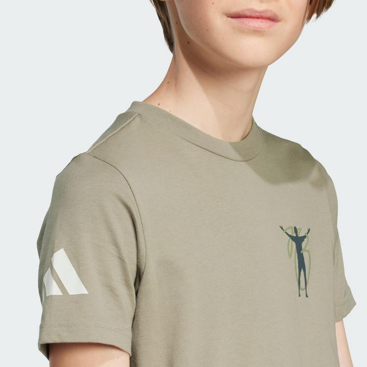 adidas adidas Jude Bellingham Culturewear Kids T-Shirt T-Shirt Kinder - Clay - 1 | SportScheck