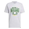 adidas Varsity Crest Grafik T-Shirt T-Shirt Herren - Light Grey Heather