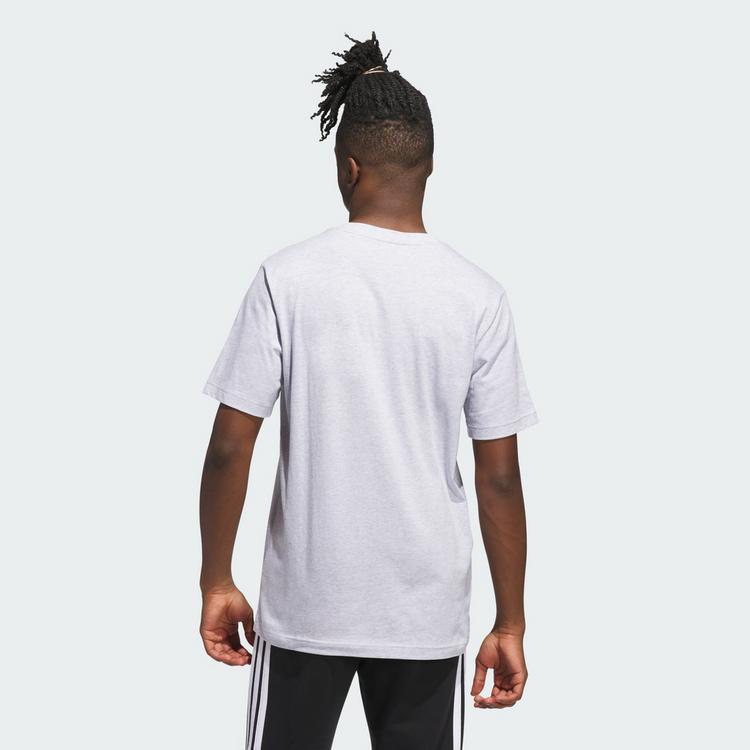 adidas adidas Varsity Crest Grafik T-Shirt T-Shirt Herren - Light Grey Heather - 1 | SportScheck