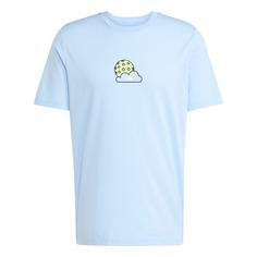 adidas Pickleball Graphic T-Shirt T-Shirt Herren Glow Blue