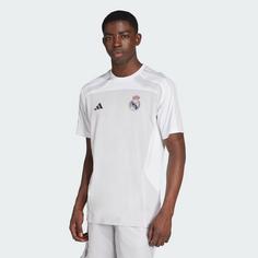 Rückansicht von adidas Real Madrid UBP T-Shirt Fanshirt Herren Light Solid Grey / White
