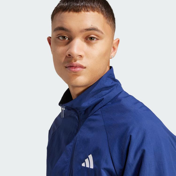 adidas adidas Essential Windbreaker mit kleinem Logo Windbreaker Herren - Dark Blue / White - 0 | SportScheck