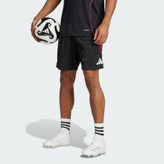 Rückansicht von adidas Ajax Tiro 25 Competition Trainingsshorts Funktionsshorts Herren Black / White / Bold Red