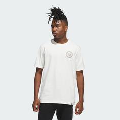 Rückansicht von adidas Country Club Scenic Graphic T-Shirt T-Shirt Herren Off White