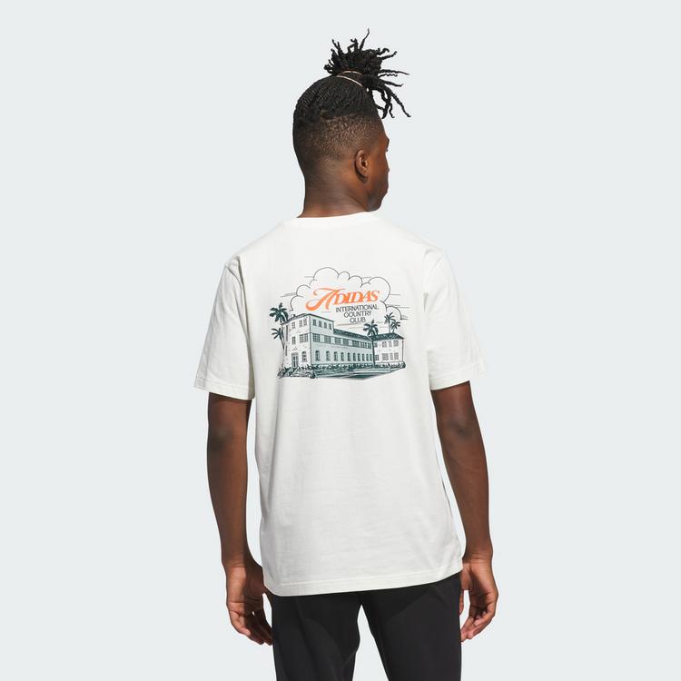 adidas adidas Country Club Scenic Grafik T-Shirt T-Shirt Herren - Off White - 1 | SportScheck