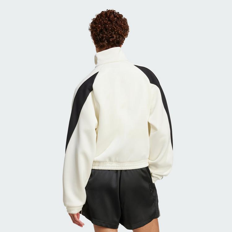 adidas adidas Stadium Trainingsjacke Trainingsanzug Damen - Off White / Black - 1 | SportScheck