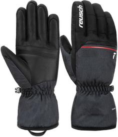 Reusch Snow King Snowboardhandschuhe 7680 blck/blck melang/fire red