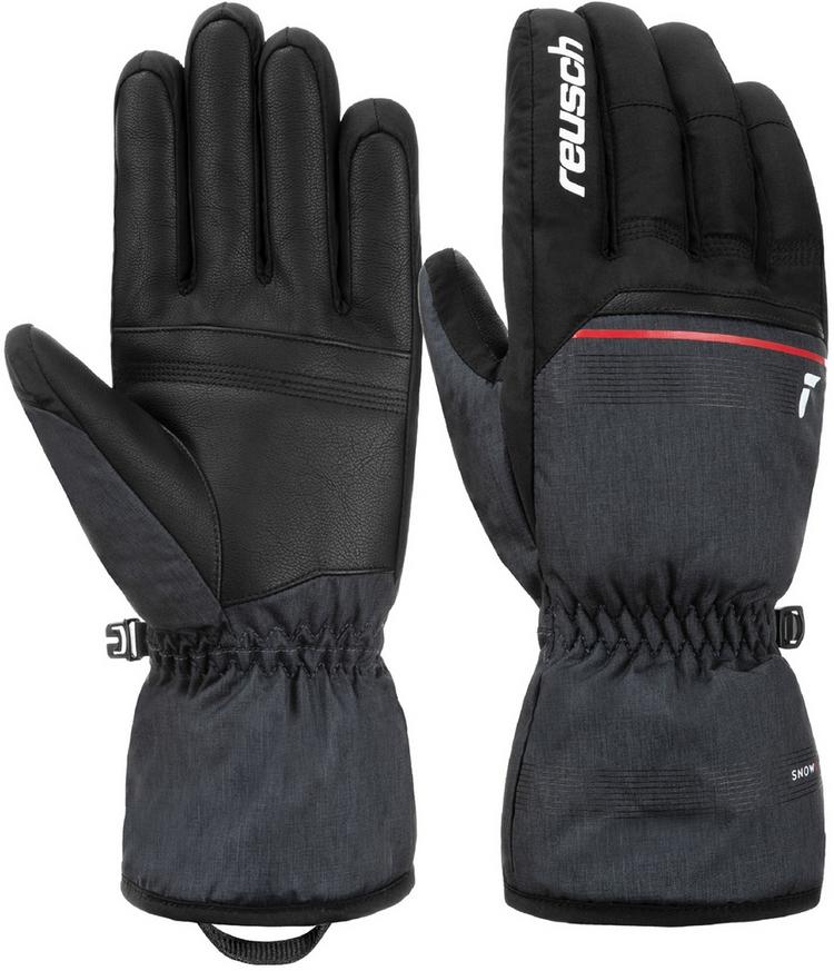 Reusch Reusch Snow King Handschuh - 7680 blck/blck melang/fire red - 0 | SportScheck