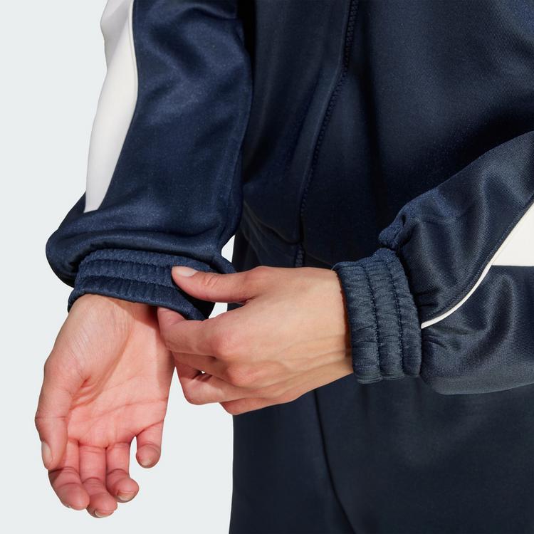 adidas adidas Stadium Trainingsjacke Trainingsanzug Damen - Aurora Ink / Off White - 1 | SportScheck