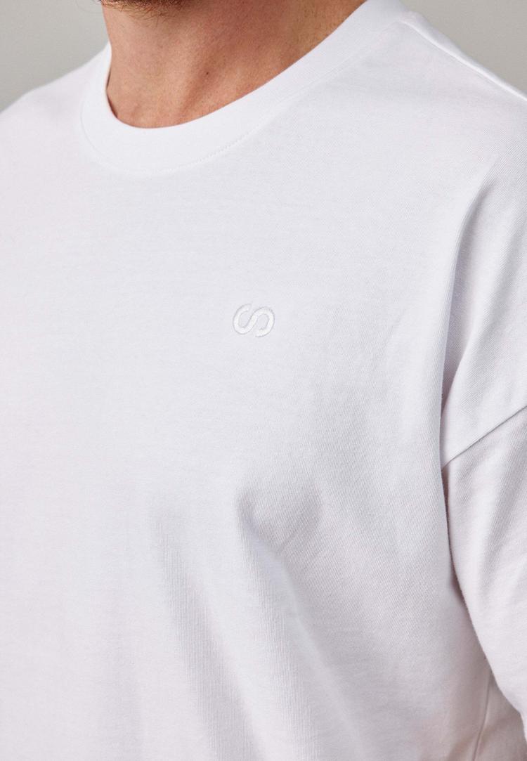 Snocks Snocks Oversized T-Shirt T-Shirt Herren - Wei&szlig; - 2 | SportScheck