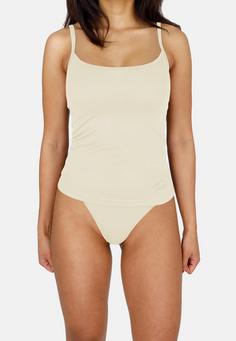 Rückansicht von normani Outdoor Sports Kyneton Unterhemd Damen Wollweiß