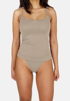 Rückansicht von normani Outdoor Sports Kyneton Unterhemd Damen Beige