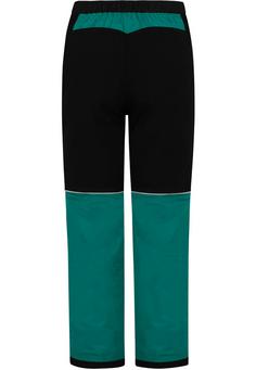 Rückansicht von normani Outdoor Sports Sekiu Regenhose Kinder Petrol