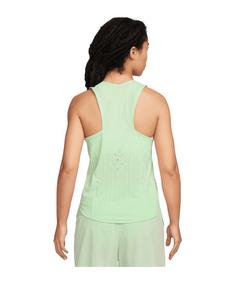 Rückansicht von Nike AeroSwift Tanktop Damen Laufshirt Damen gruenschwarz