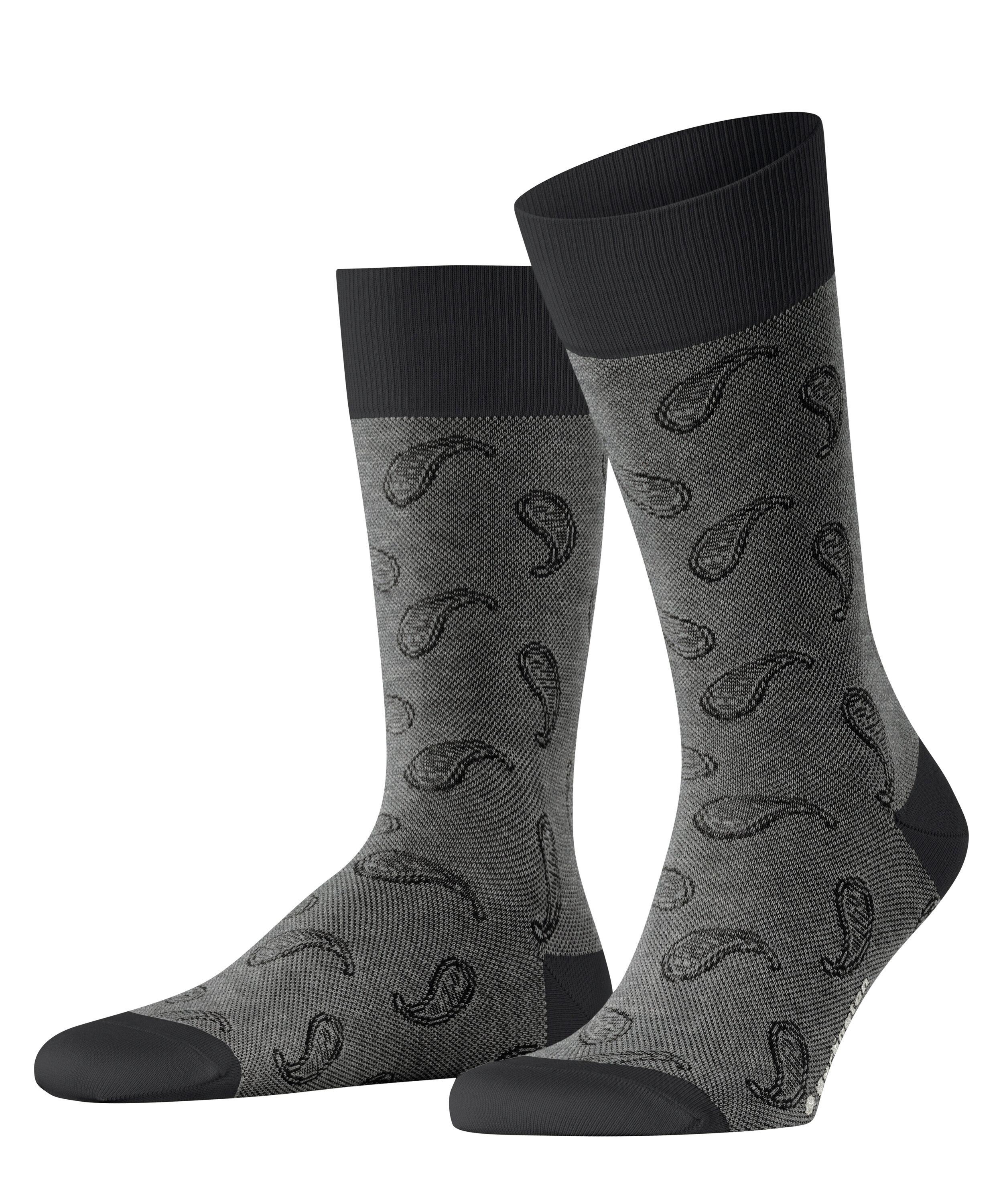 Burlington Paisley SO Socken Herren - black (3000)